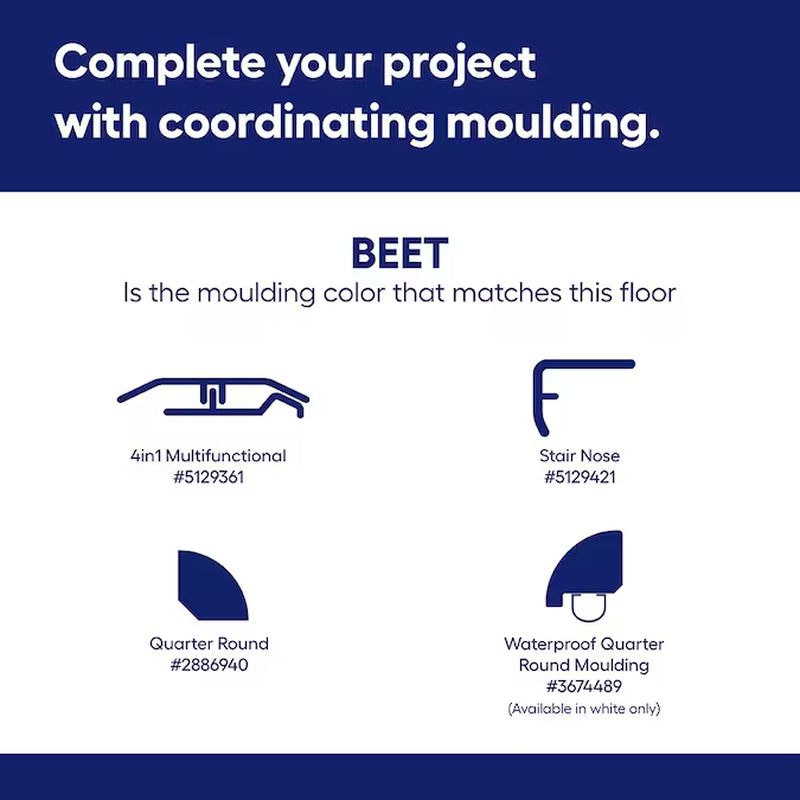 Russet 12-Mil X 7-In W X 48-In L Waterproof Luxury Vinyl Plank Flooring ( 18.78-Sq Ft Carton )