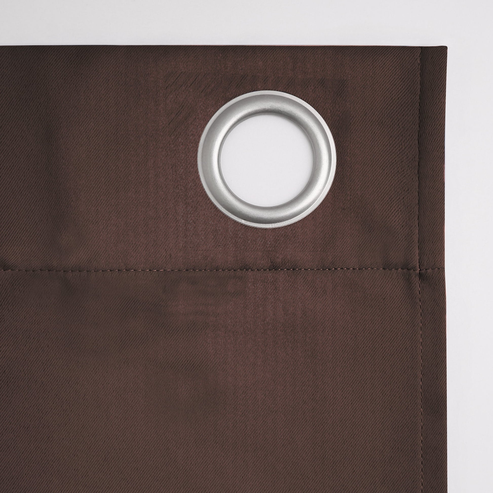 Nolan Energy Efficient Blackout Grommet Single Curtain Panel, 54" X 84", Chocolate