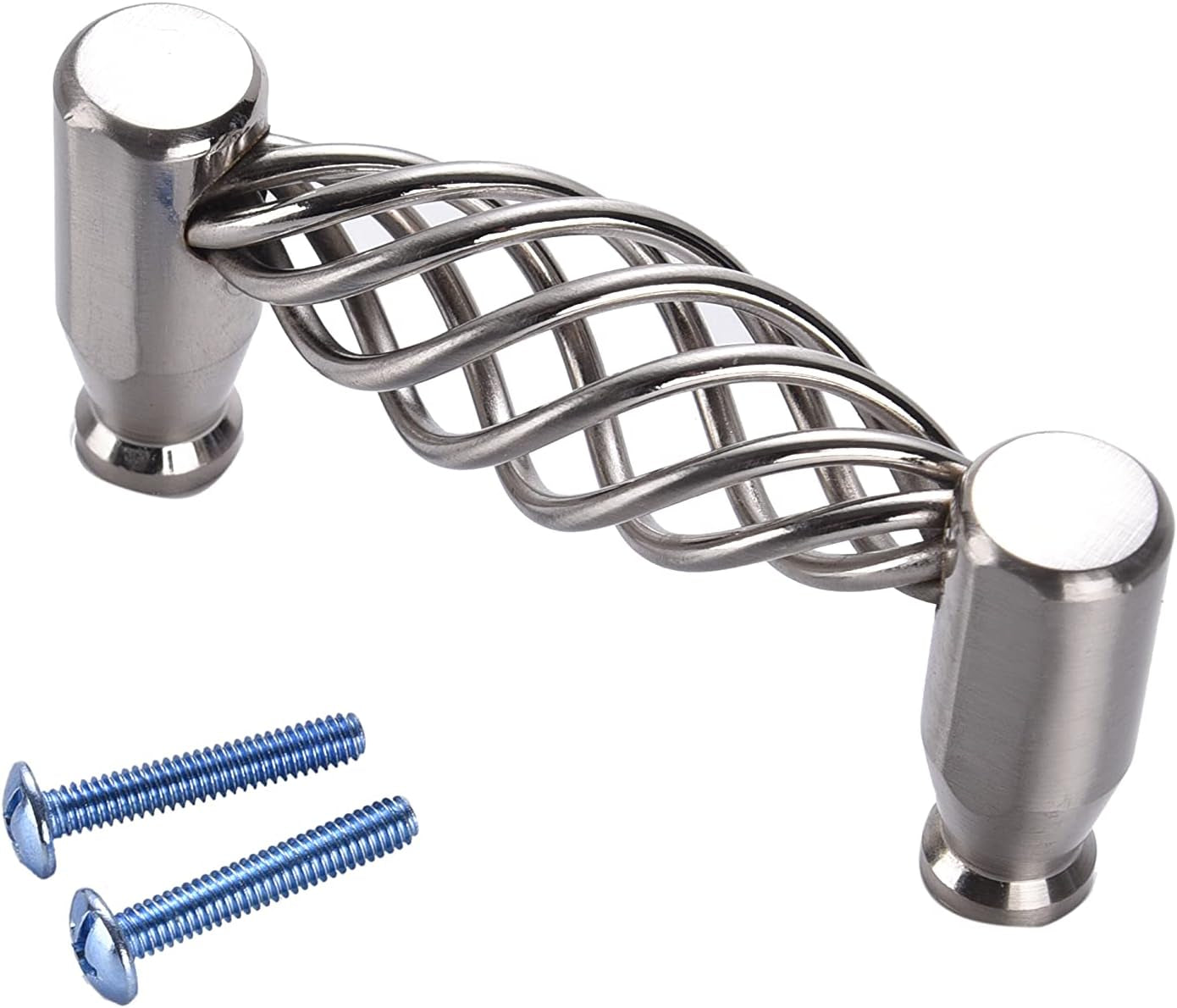 900SN-10 Satin Nickel Bird Cage Cabinet Pull 3" 76Mm (Pack of 10)