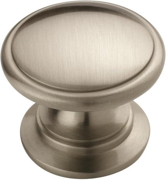 | Cabinet Knob | Satin Nickel | 1-1/4 Inch (32 Mm) Diameter | Ravino | 1 Pack | Drawer Knob | Cabinet Hardware, BP53012G10