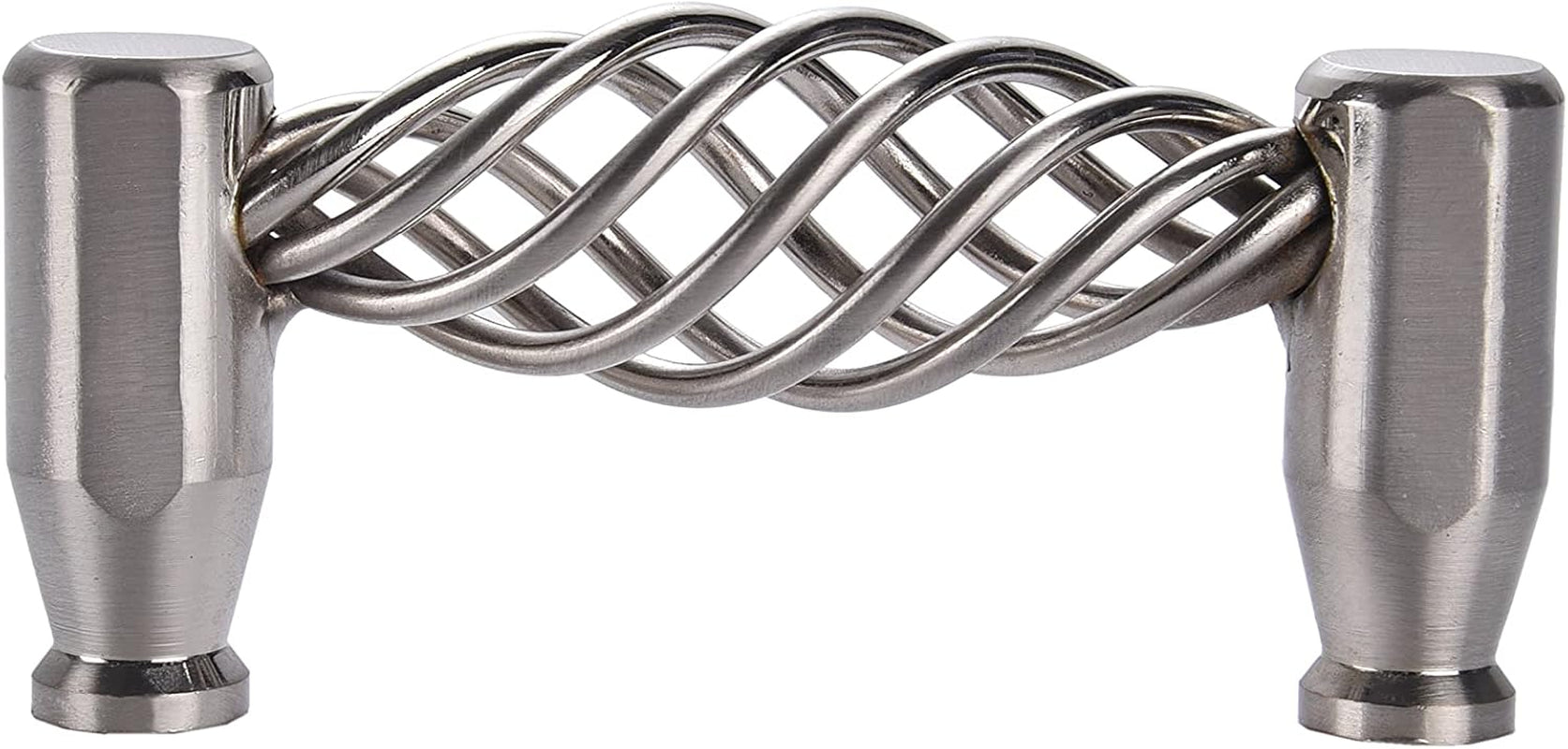 900SN-10 Satin Nickel Bird Cage Cabinet Pull 3" 76Mm (Pack of 10)