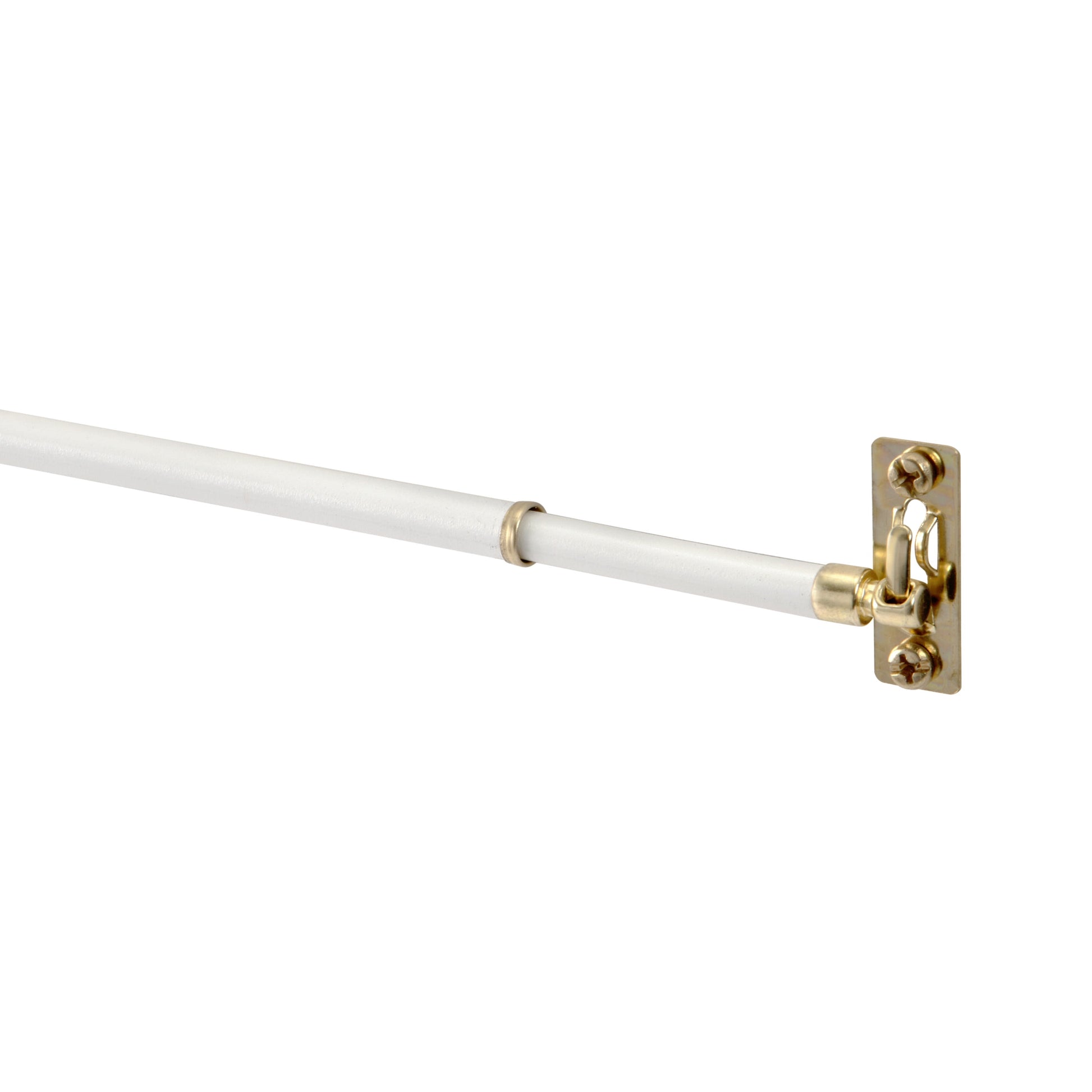 5/16" White Adjustable Swivel Sash Rod, 21-38"