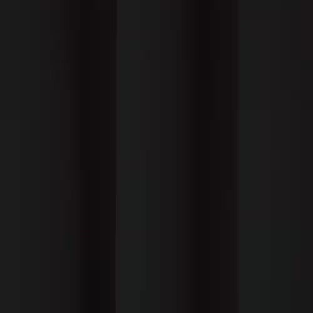 Microfiber Thermaback Black Solid Polyester 42 In. W X 84 In. L Blackout Single Grommet Top Curtain Panel