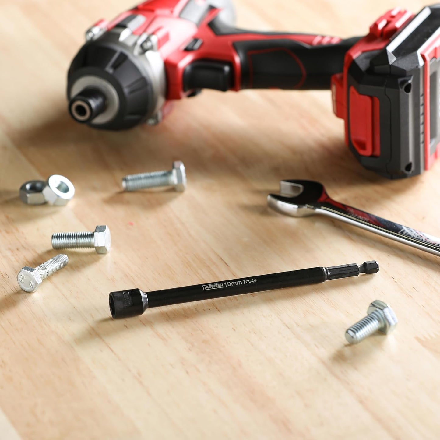 70644-10Mm Magnetic Impact Nut Driver - Impact Grade Nut Setter with Industrial Strength Magnet